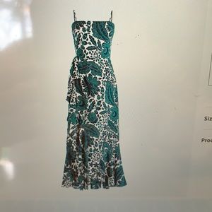 J Crew Hi-low Silk Floral Dress